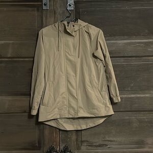 T by‎ Talbots Jackets Hooded Ripstop Water-Resistant Anorak Size P